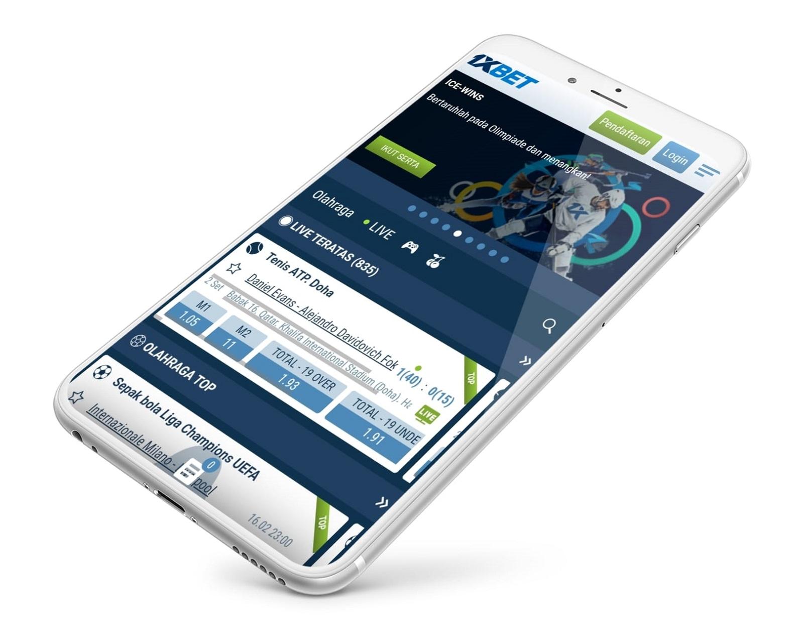 Application officielle du système de paris sportifs 1xBet