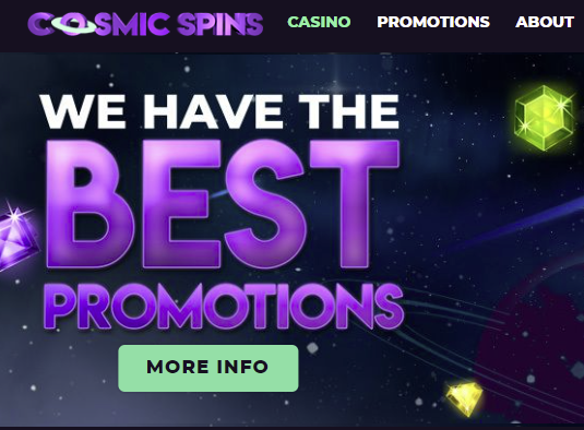 Explore the Galaxies of Gaming at Cosmic Spins Casino